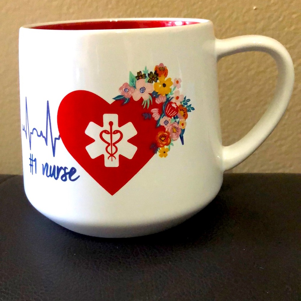 #1 Nurse 20 oz white ceramic mug